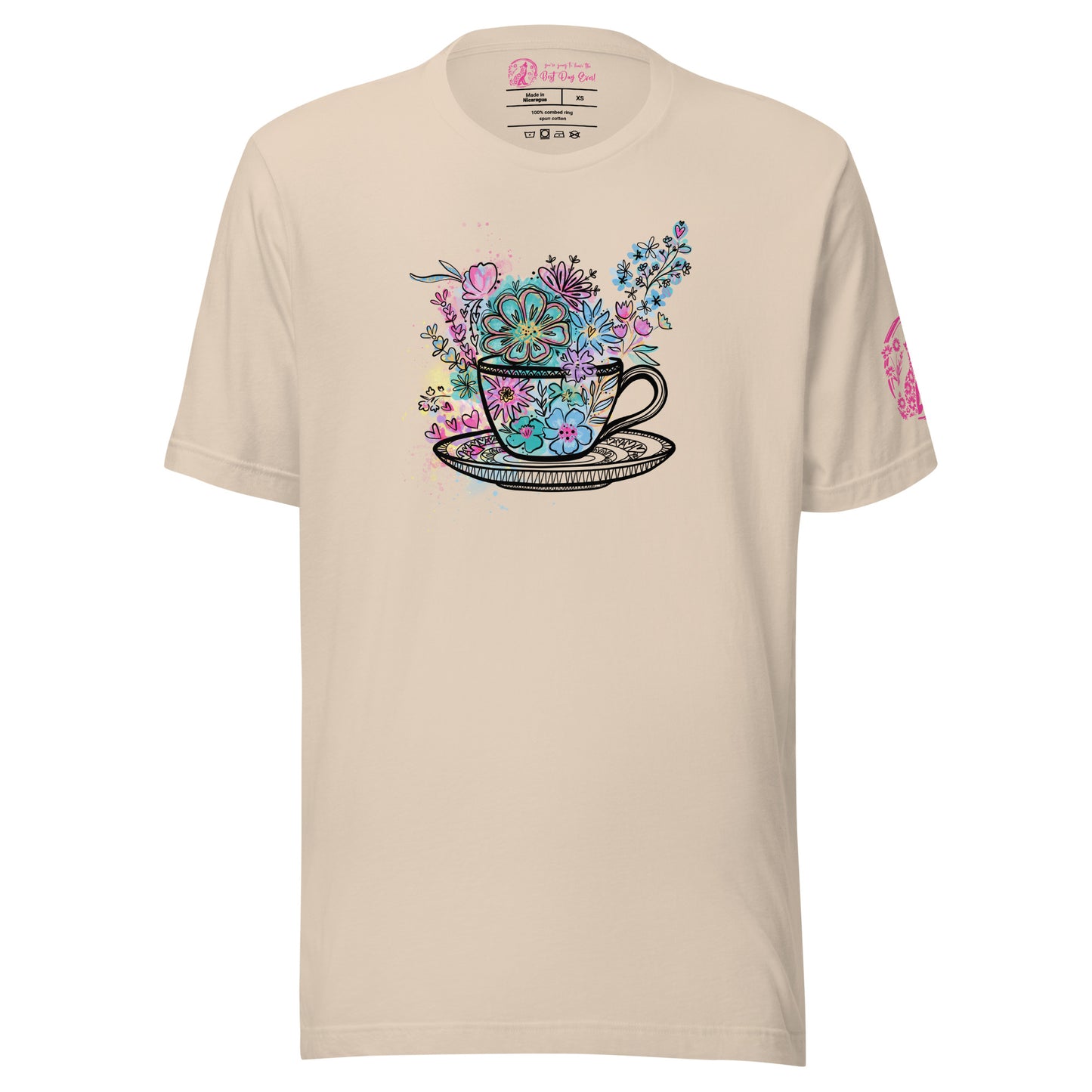 Spinning Tea Cup unisex bella + canvas t-shirt