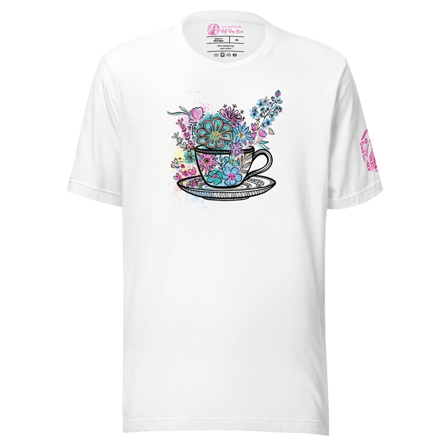 Spinning Tea Cup unisex bella + canvas t-shirt