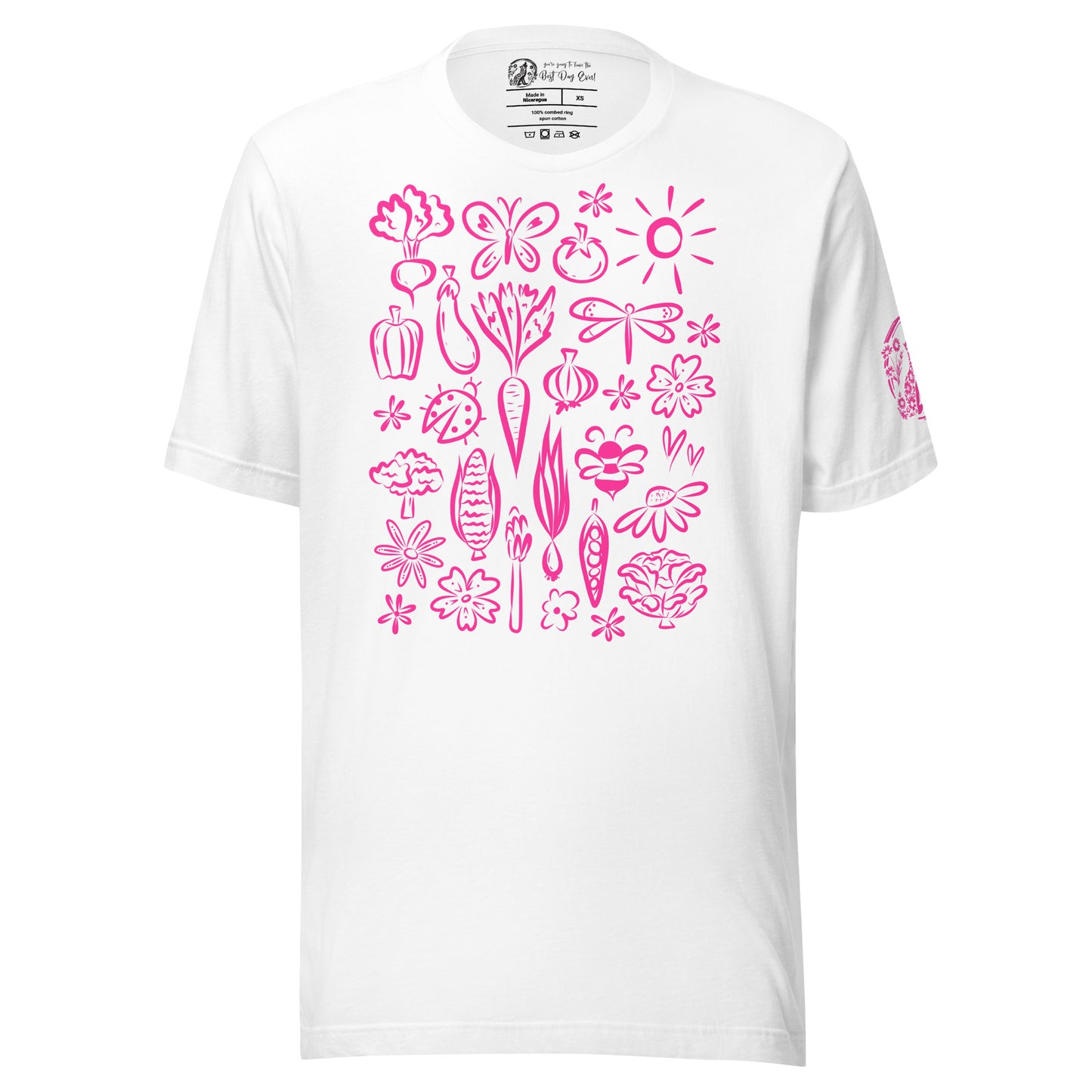 Seeds of Possibility Pink Artwork unisex bella + canvas t-shirt