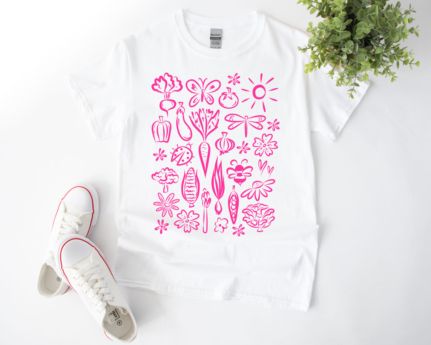 Seeds of Possibility Pink Artwork unisex bella + canvas t-shirt