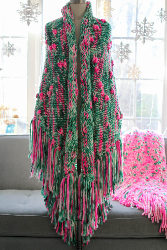 "Unlimited" Wicked Fashion Shawl/Lap Blanket Green