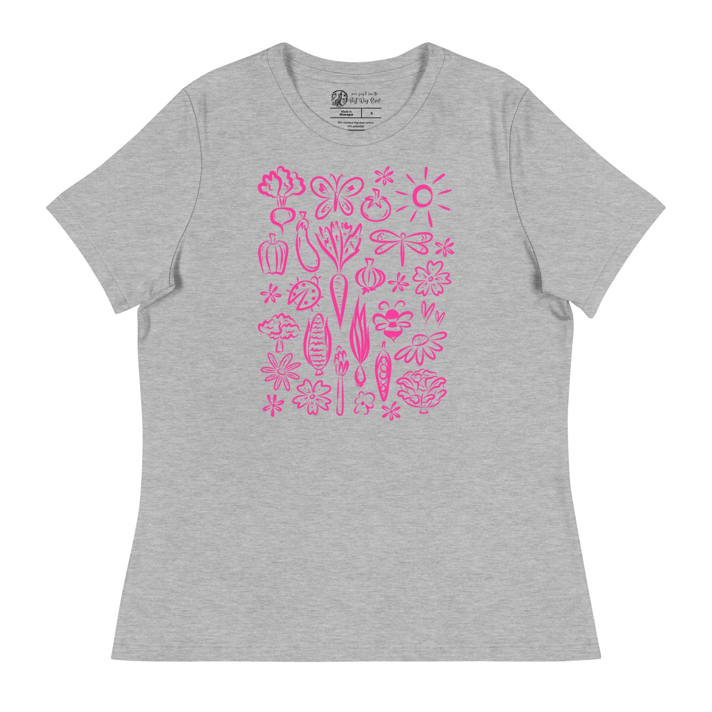Seeds of Possibility Pink Artwork women's bella + canvas t-shirt