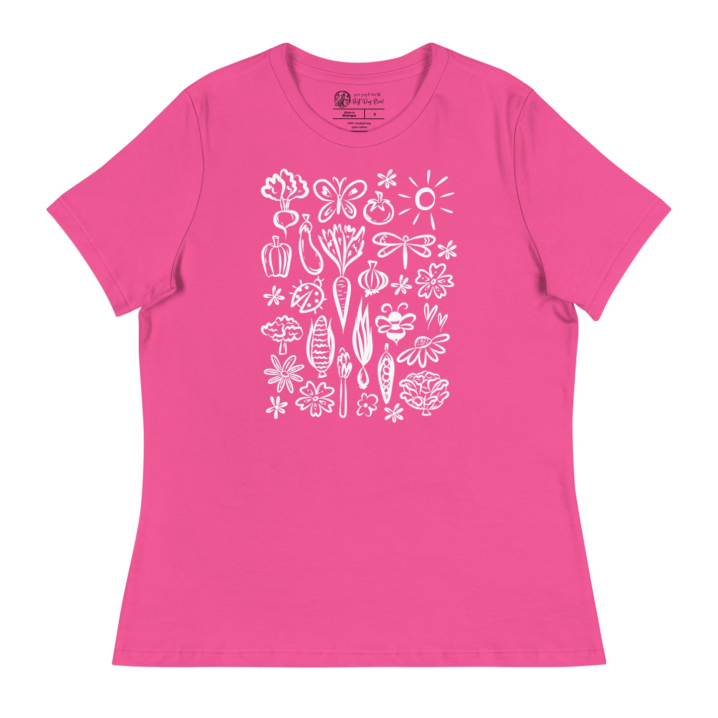 Seeds of Possibility White Artwork women's bella + canvas t-shirt