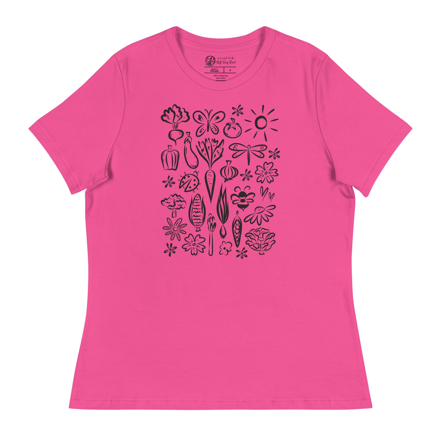 Seeds of Possibility Black Artwork women's bella + canvas t-shirt