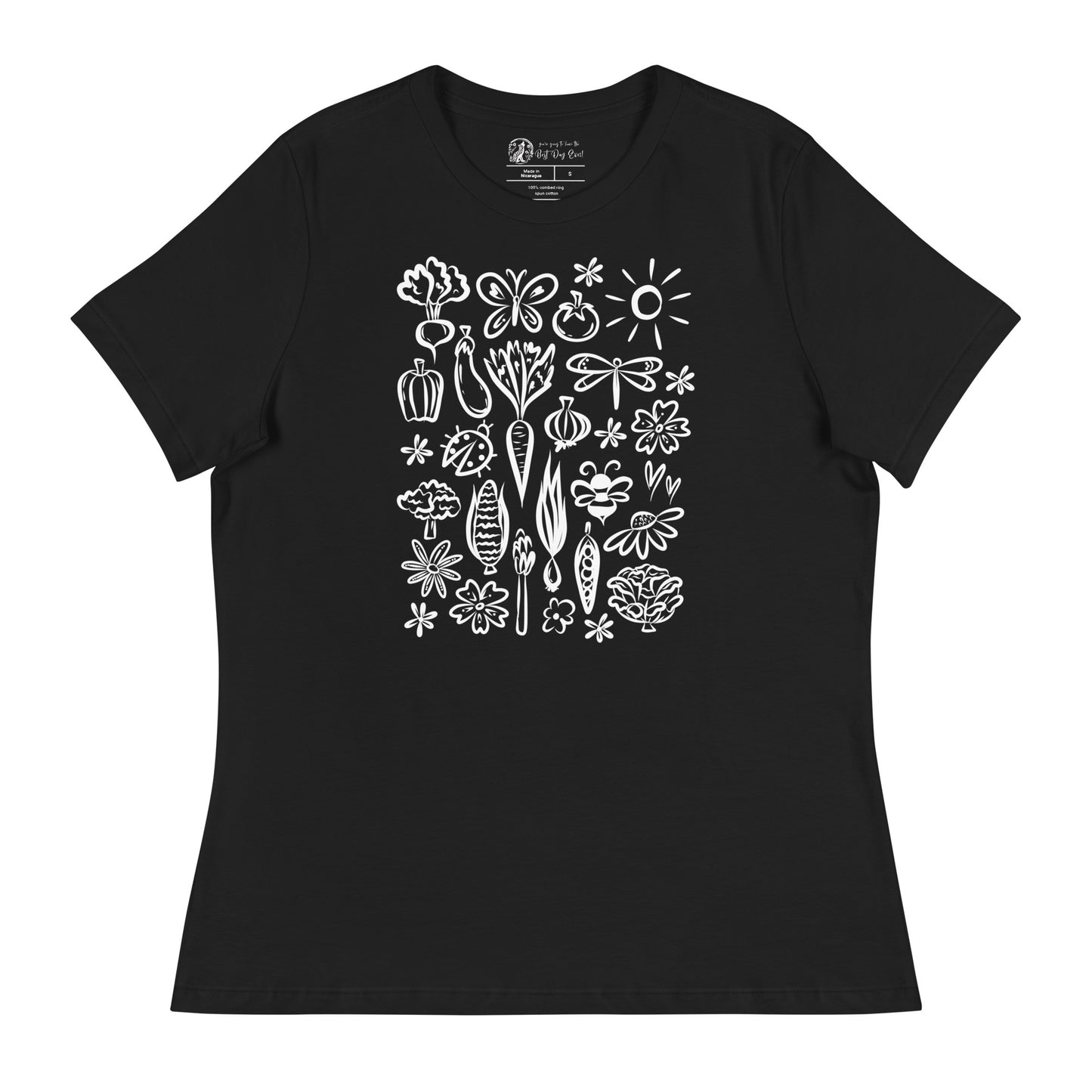 Seeds of Possibility White Artwork women's bella + canvas t-shirt