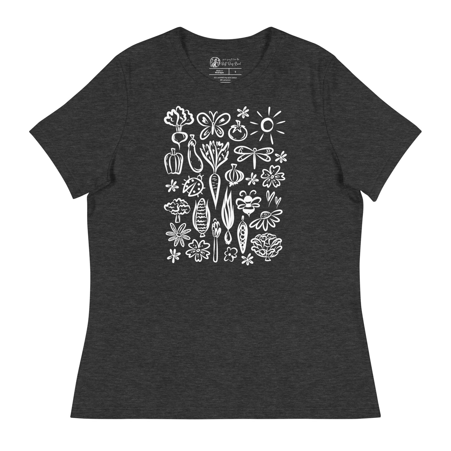 Seeds of Possibility White Artwork women's bella + canvas t-shirt