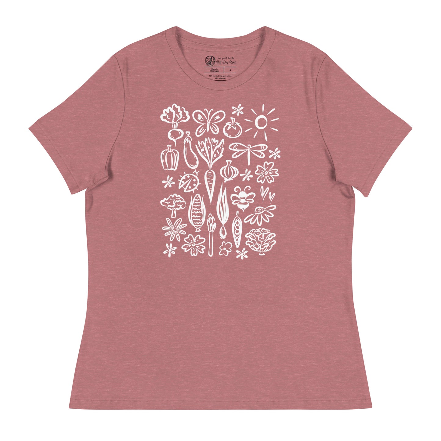Seeds of Possibility White Artwork women's bella + canvas t-shirt