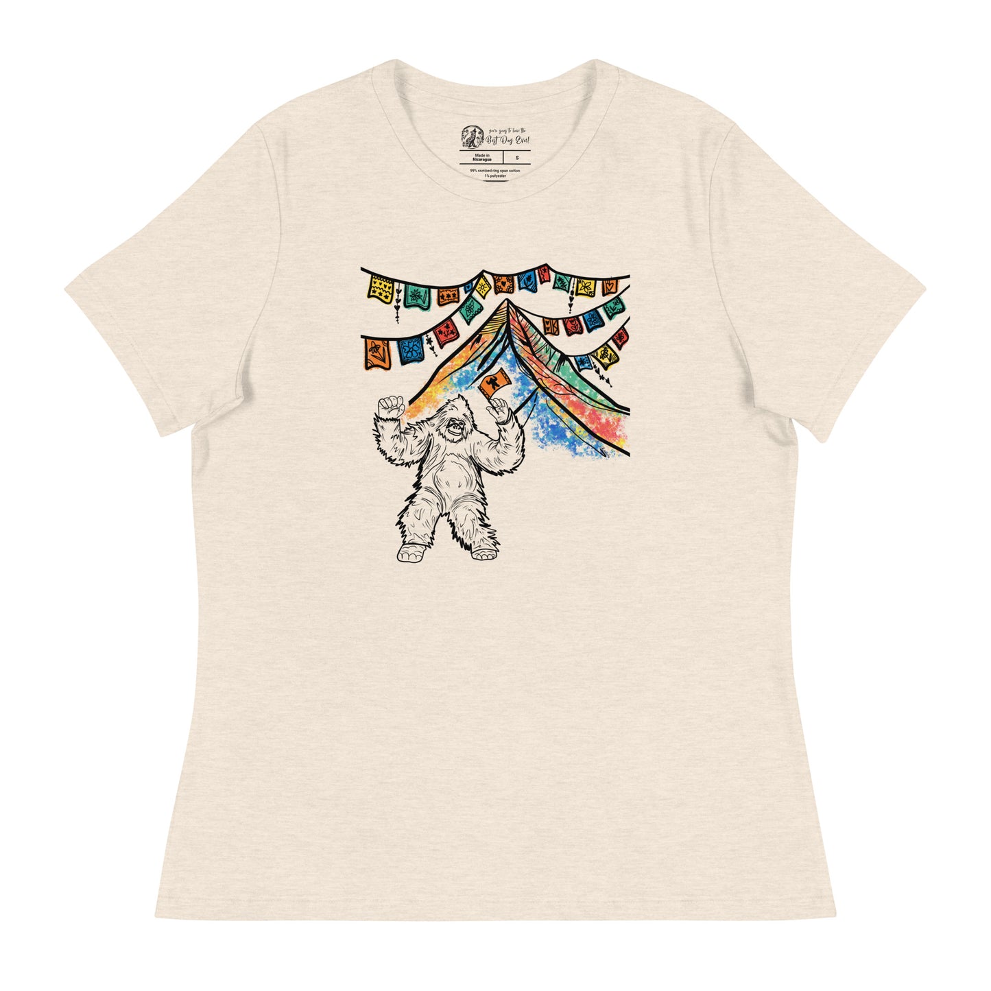 Dancing Yeti women's bella + canvas t-shirt