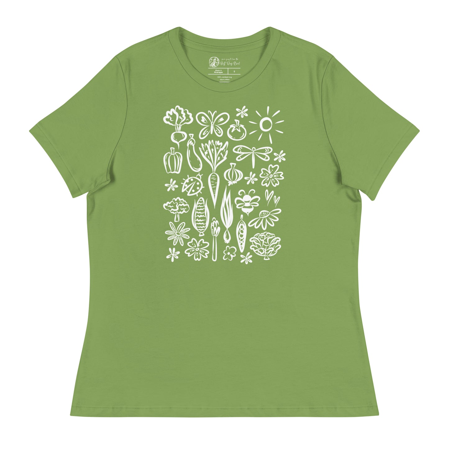 Seeds of Possibility White Artwork women's bella + canvas t-shirt