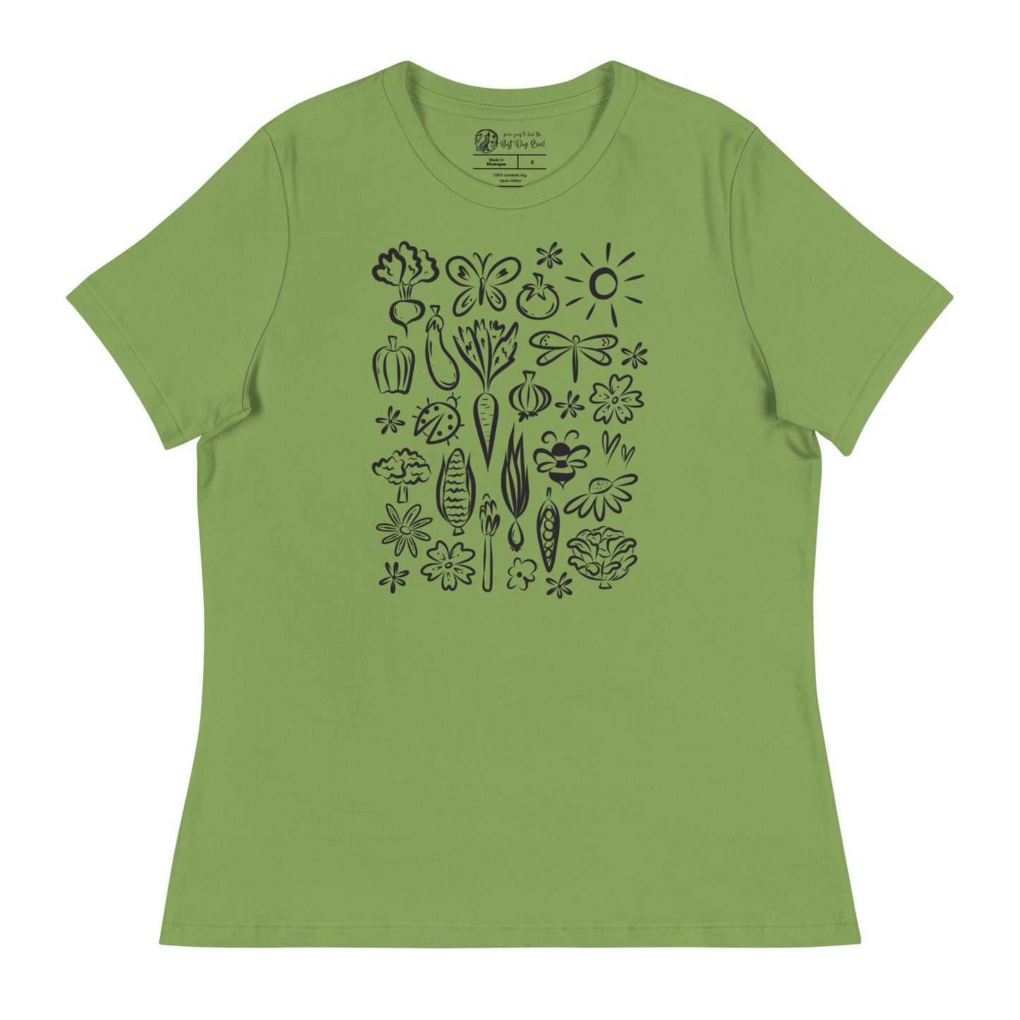 Seeds of Possibility Black Artwork women's bella + canvas t-shirt