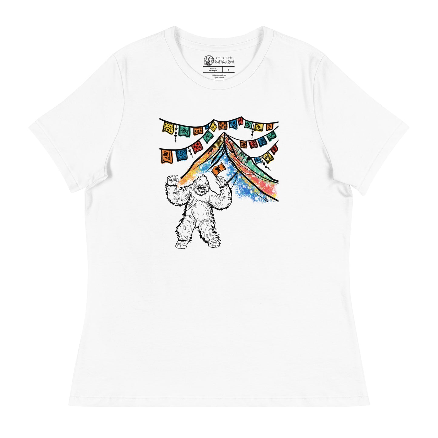 Dancing Yeti women's bella + canvas t-shirt