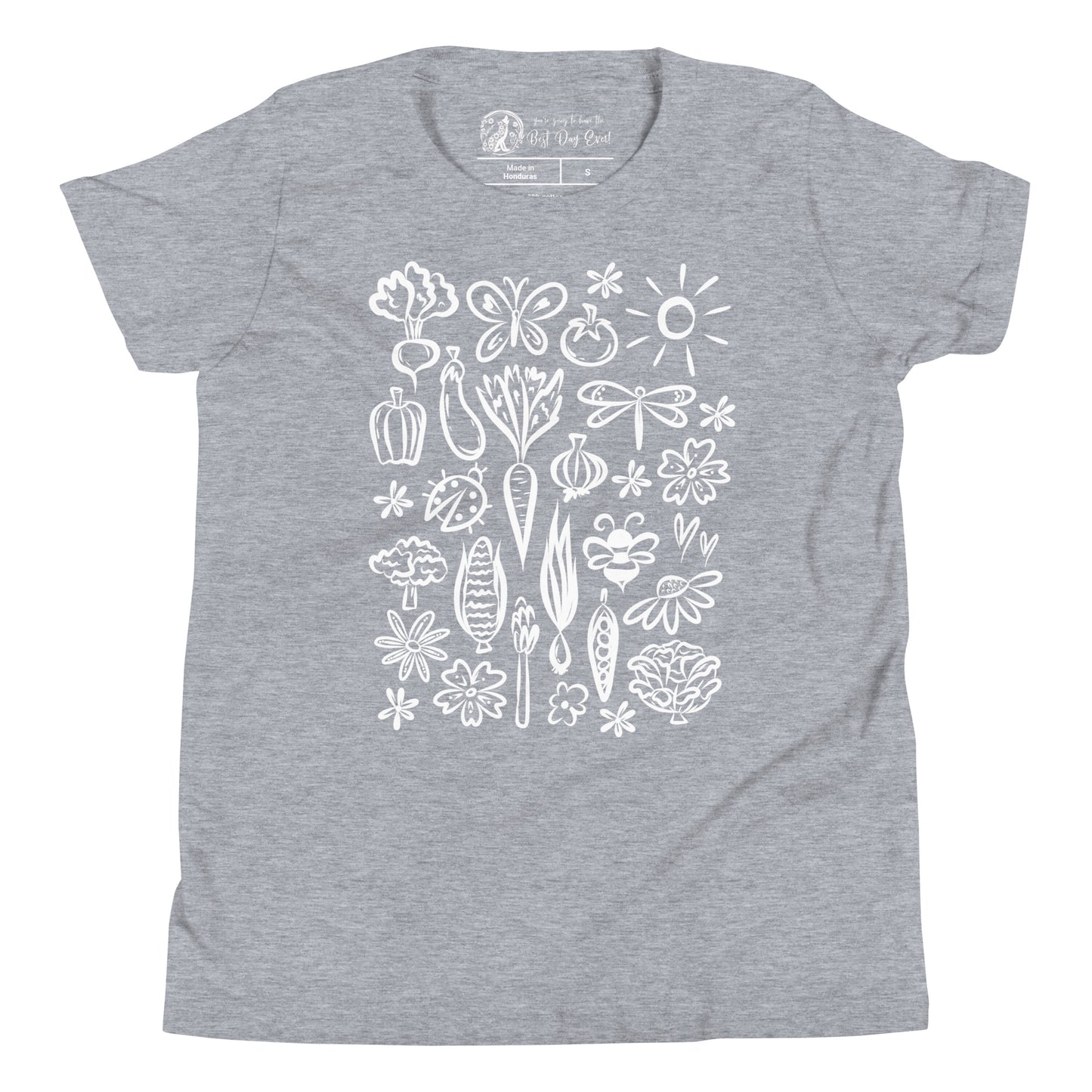 Seeds of Possibility White Artwork youth bella + canvas t-shirt