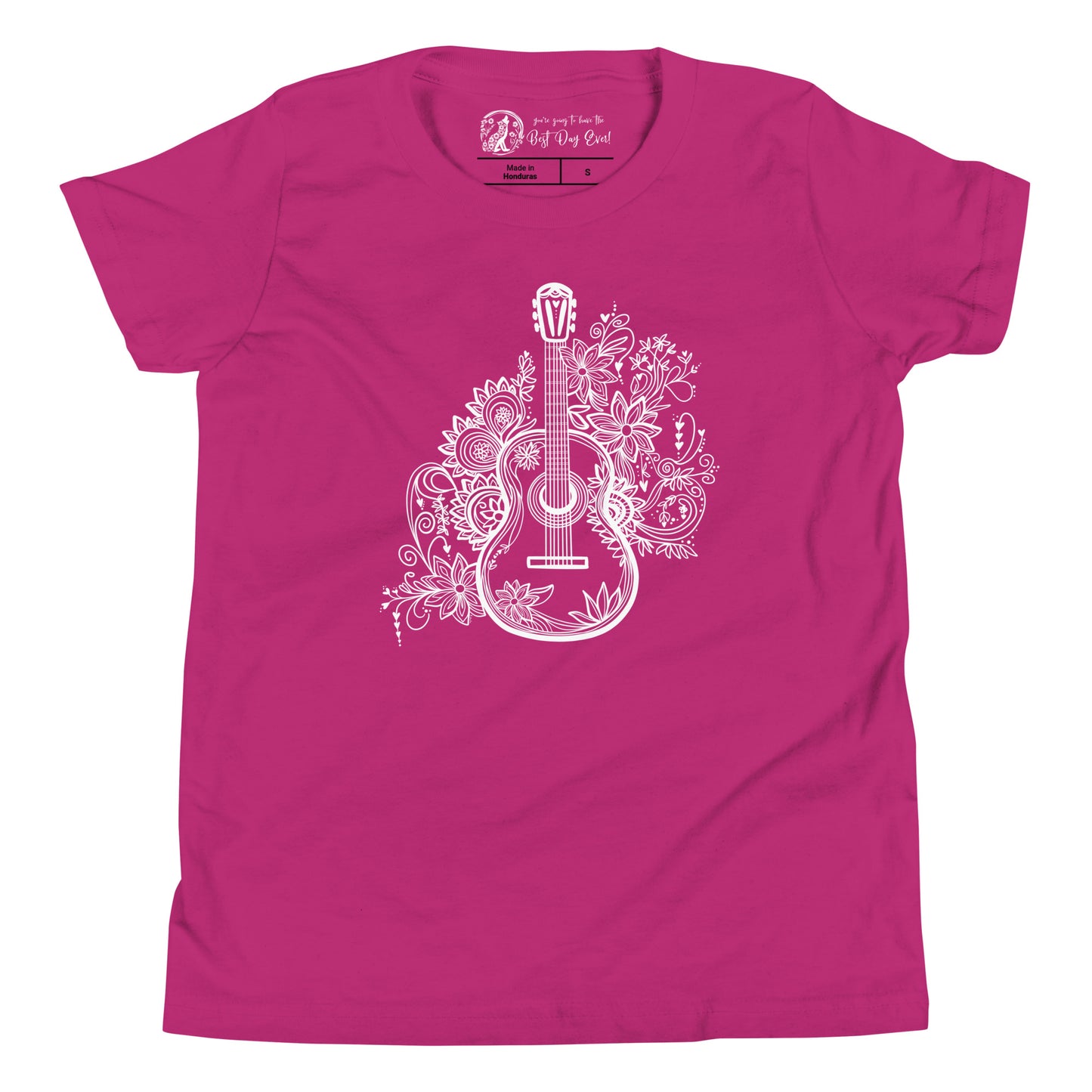 Guitar youth bella + canvas t-shirt