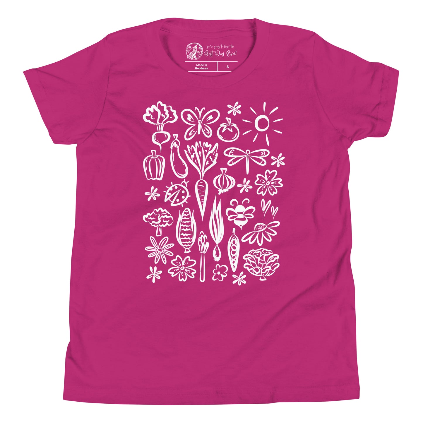 Seeds of Possibility White Artwork youth bella + canvas t-shirt