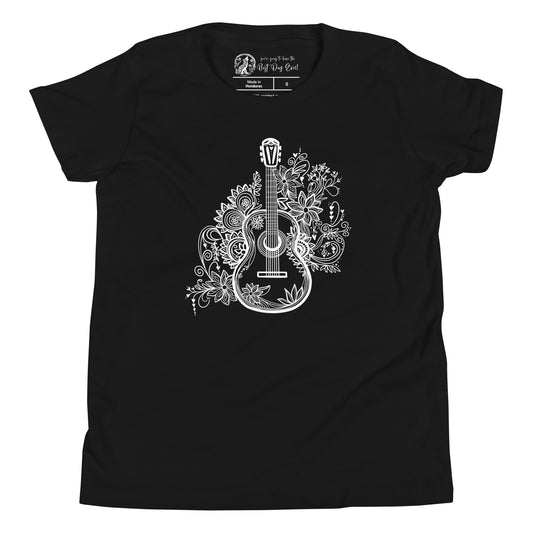 Guitar youth bella + canvas t-shirt