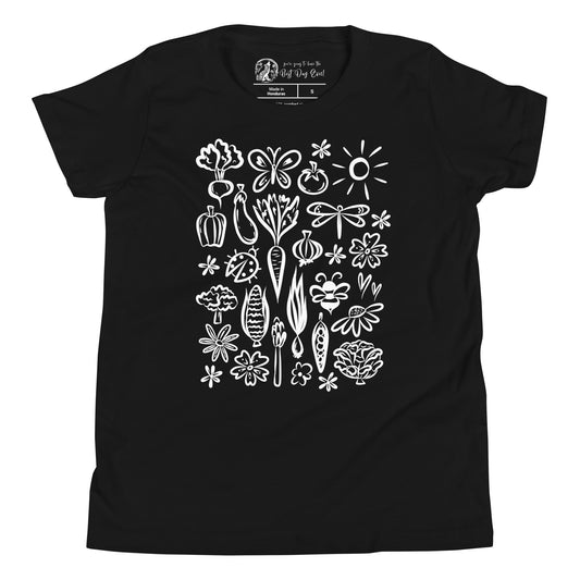 Seeds of Possibility White Artwork youth bella + canvas t-shirt