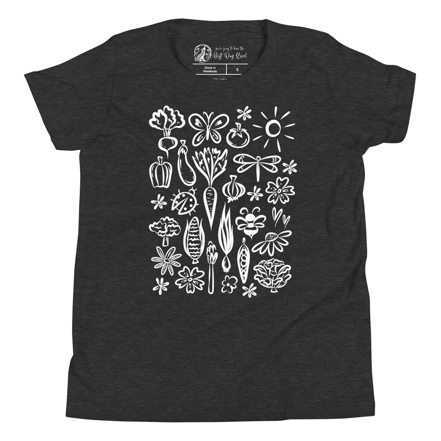 Seeds of Possibility White Artwork youth bella + canvas t-shirt