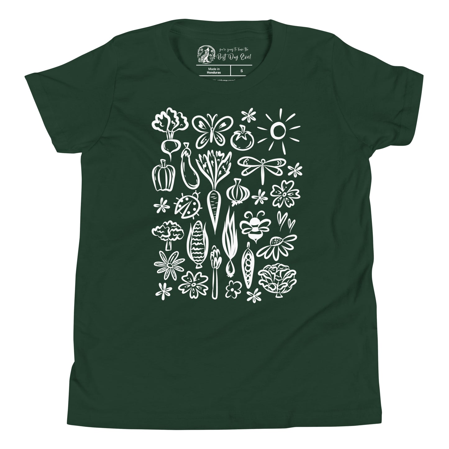 Seeds of Possibility White Artwork youth bella + canvas t-shirt