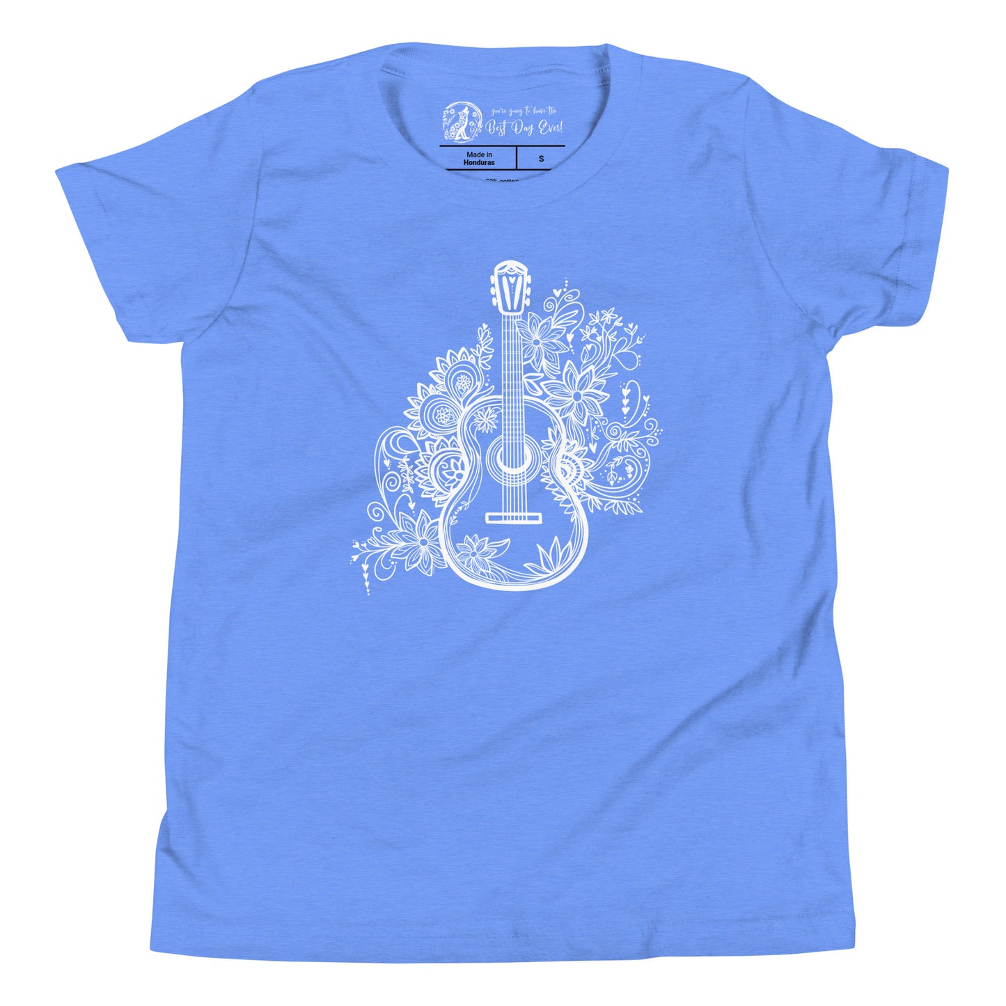 Guitar youth bella + canvas t-shirt