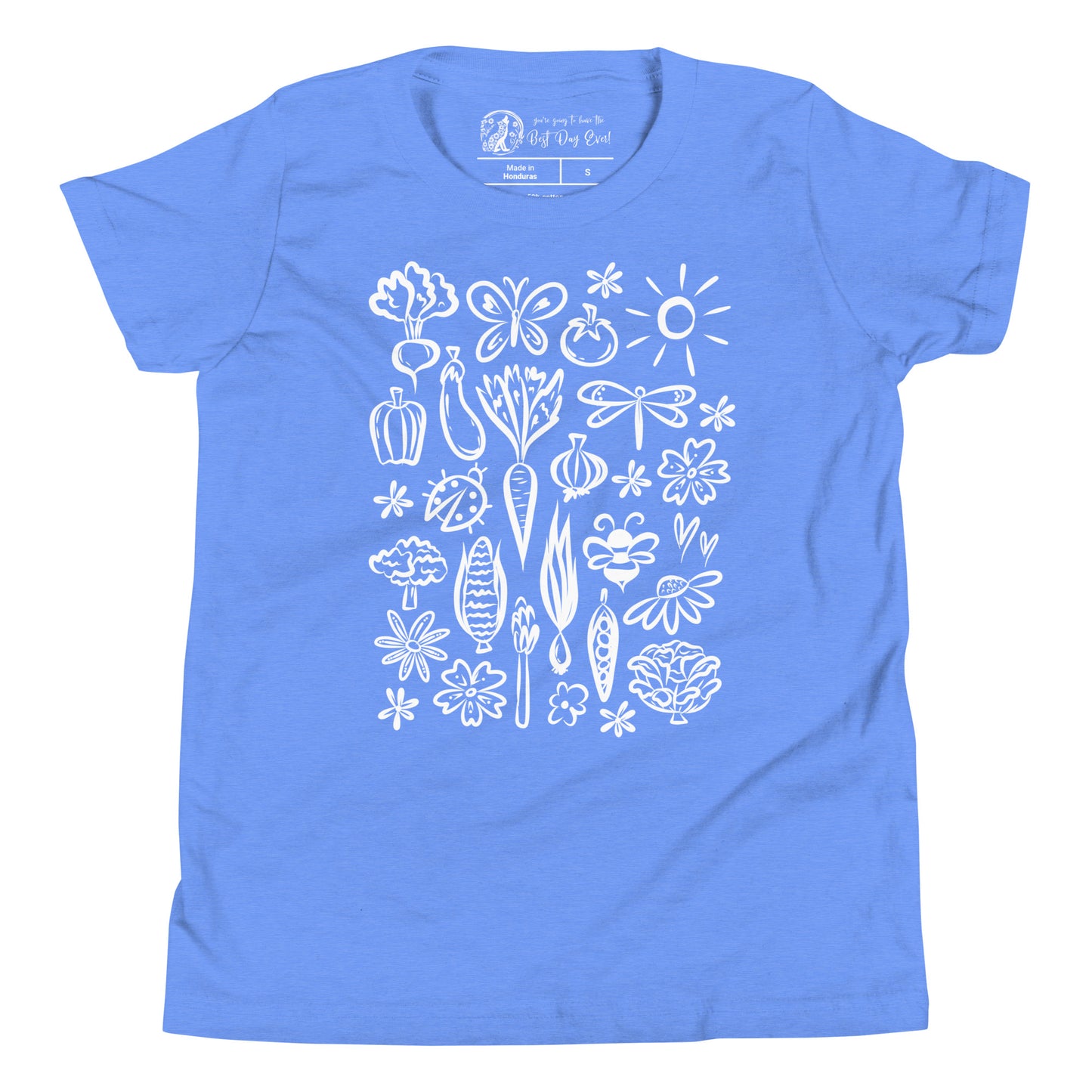 Seeds of Possibility White Artwork youth bella + canvas t-shirt