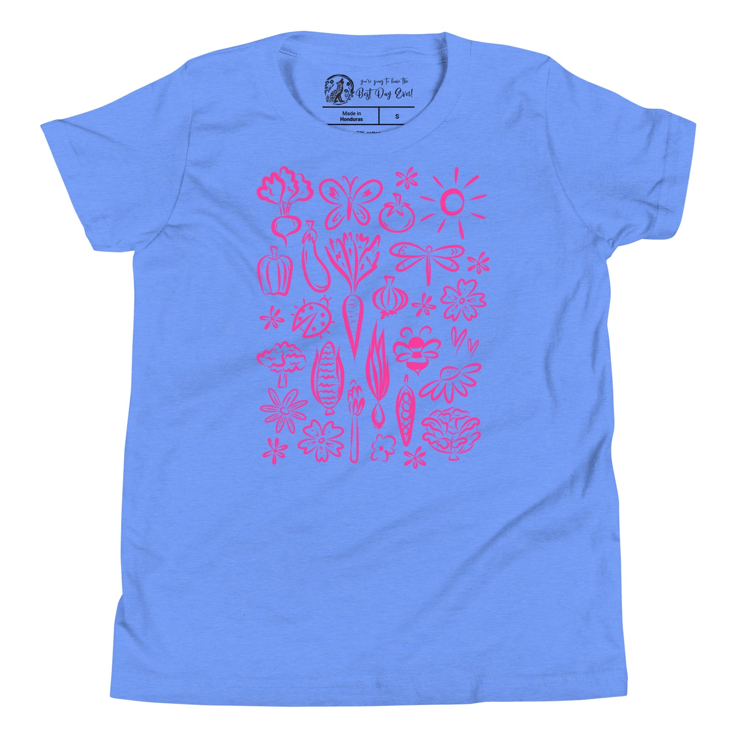 Seeds of Possibility Pink Artwork youth bella + canvas t-shirt