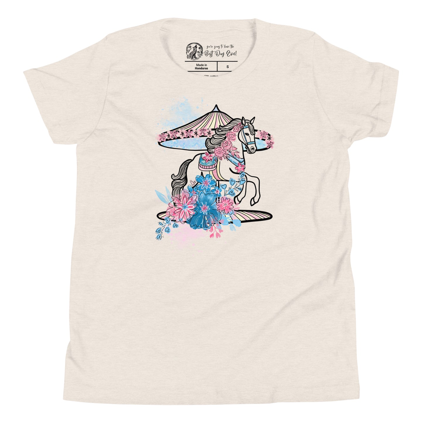 Carousel youth bella + canvas t-shirt