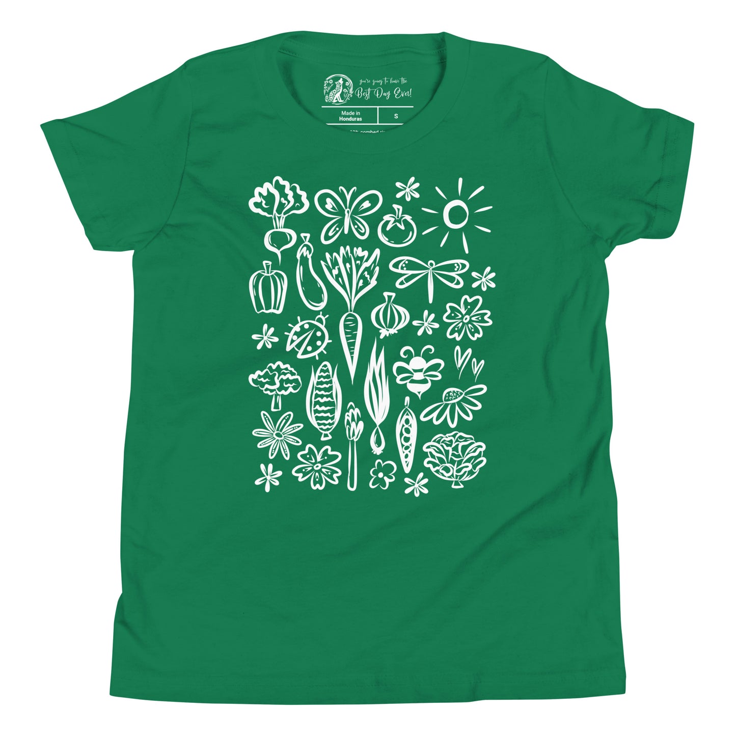 Seeds of Possibility White Artwork youth bella + canvas t-shirt