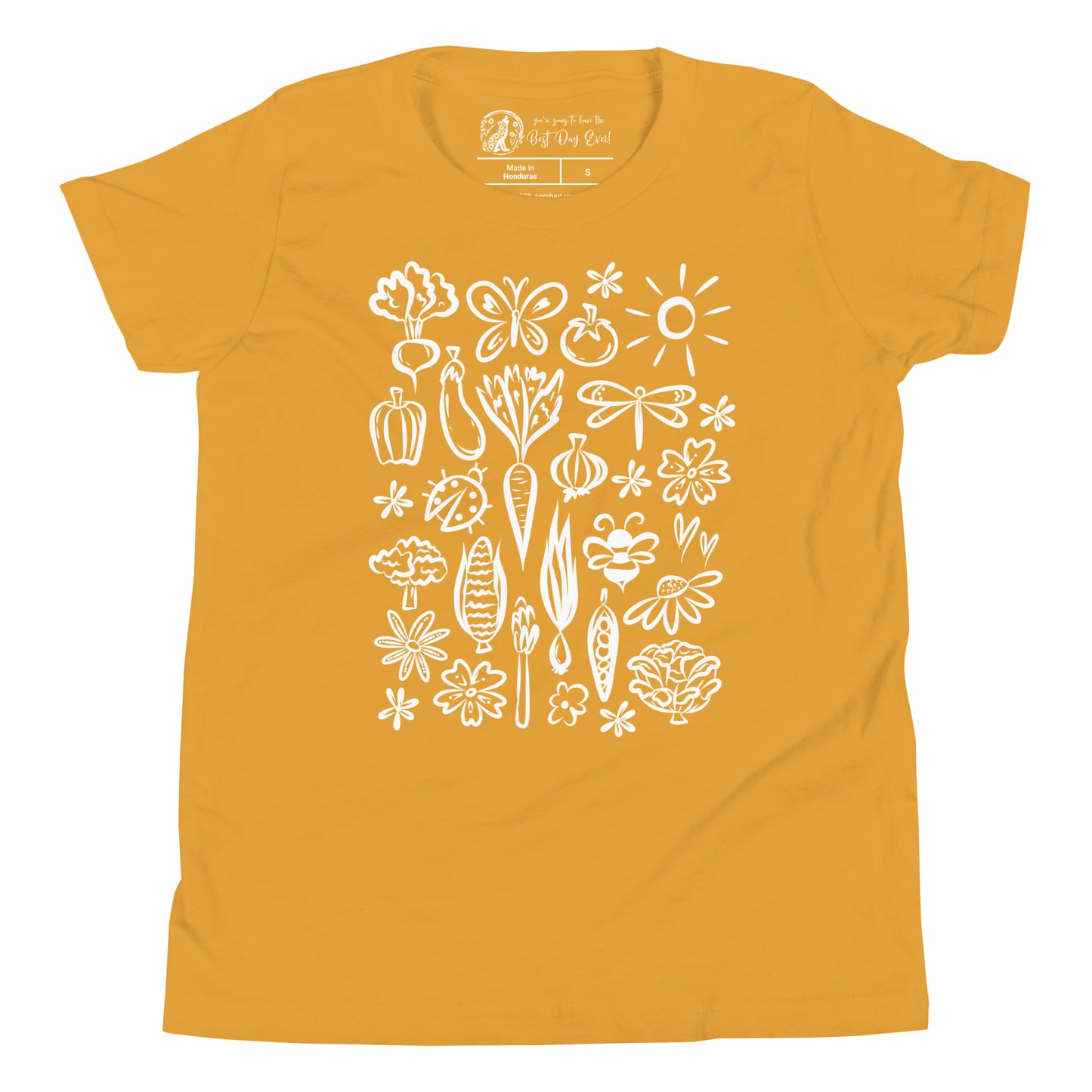 Seeds of Possibility White Artwork youth bella + canvas t-shirt