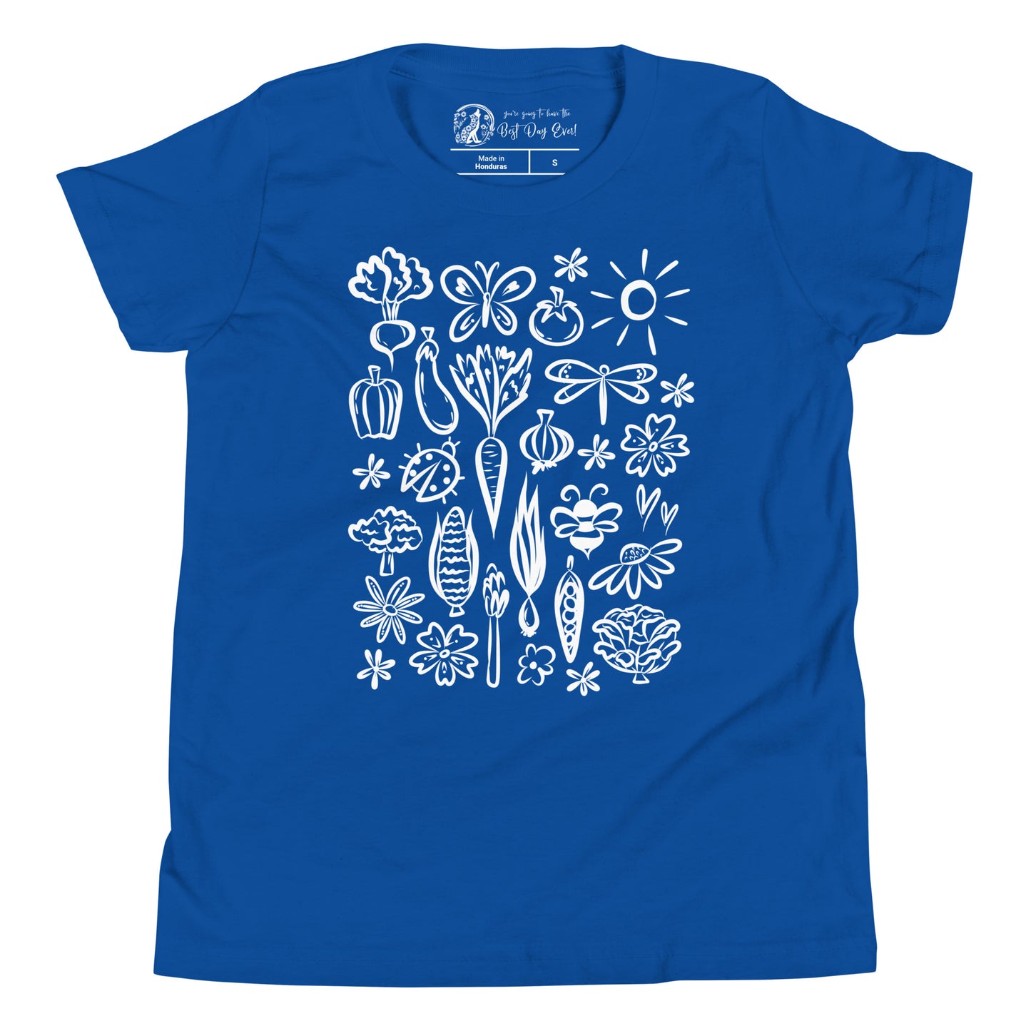 Seeds of Possibility White Artwork youth bella + canvas t-shirt