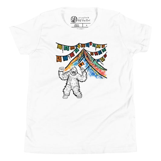 Dancing Yeti youth bella + canvas t-shirt