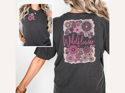 Wildflower unisex comfort colors t-shirt