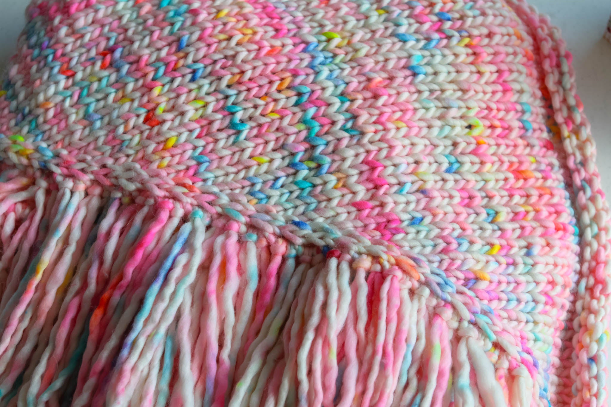 yarn dyeing, slow fashion, artisan color, fashion design, fringe