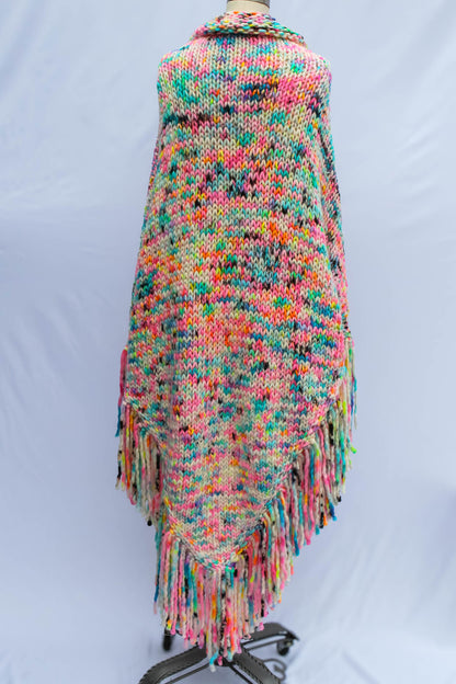 Garden Graffiti — Hand-Dyed Statement Shawl