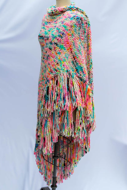 Garden Graffiti — Hand-Dyed Statement Shawl