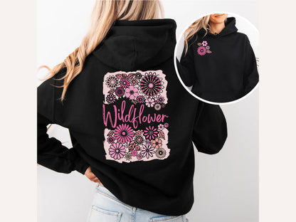 Wildflower cotton heritage unisex hoodie