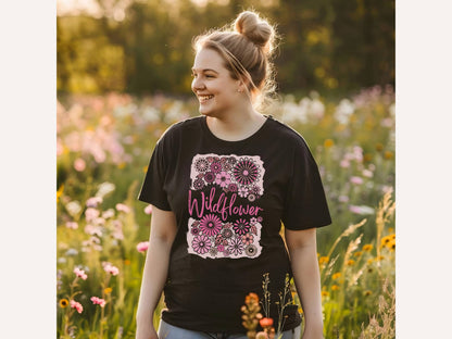 Wildflower unisex bella + canvas t-shirt