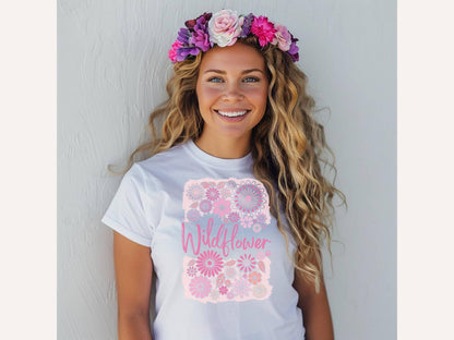 Wildflower unisex bella + canvas t-shirt