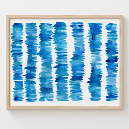 "Deep Sea Waterfall" — Ocean-Inspired Fine Art Print
