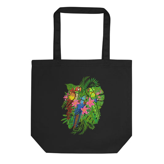 Enchanted Tiki Parrots Eco Tote Bag