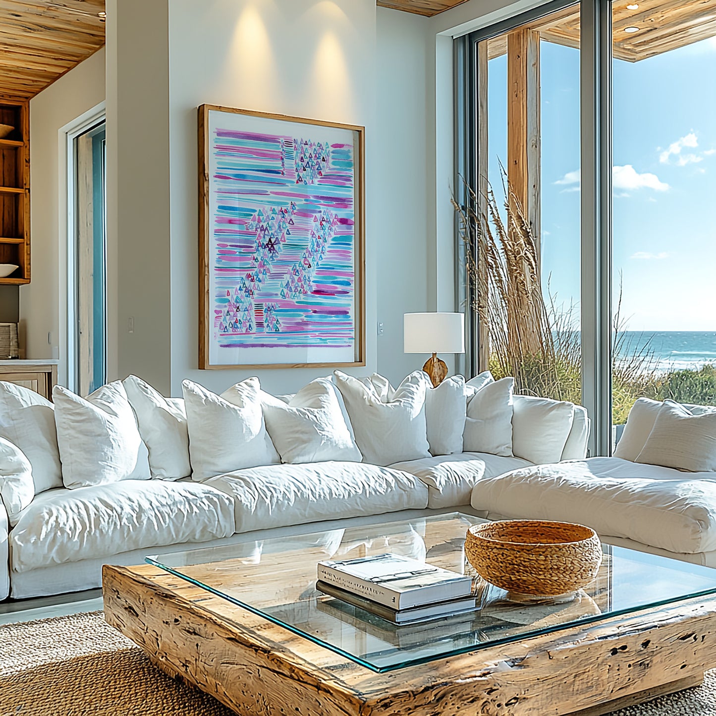 "Enchanted Reef Garden" — Ocean-Inspired Fine Art Print