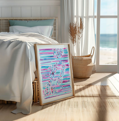 "Enchanted Reef Garden" — Ocean-Inspired Fine Art Print