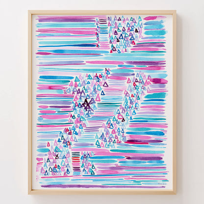 "Enchanted Reef Garden" — Ocean-Inspired Fine Art Print