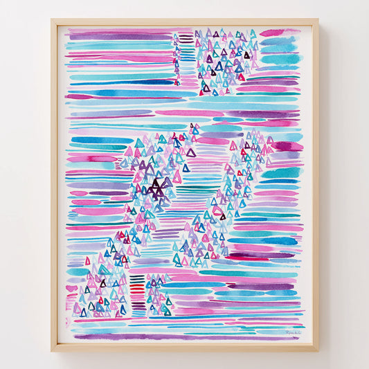 "Enchanted Reef Garden" — Ocean-Inspired Fine Art Print