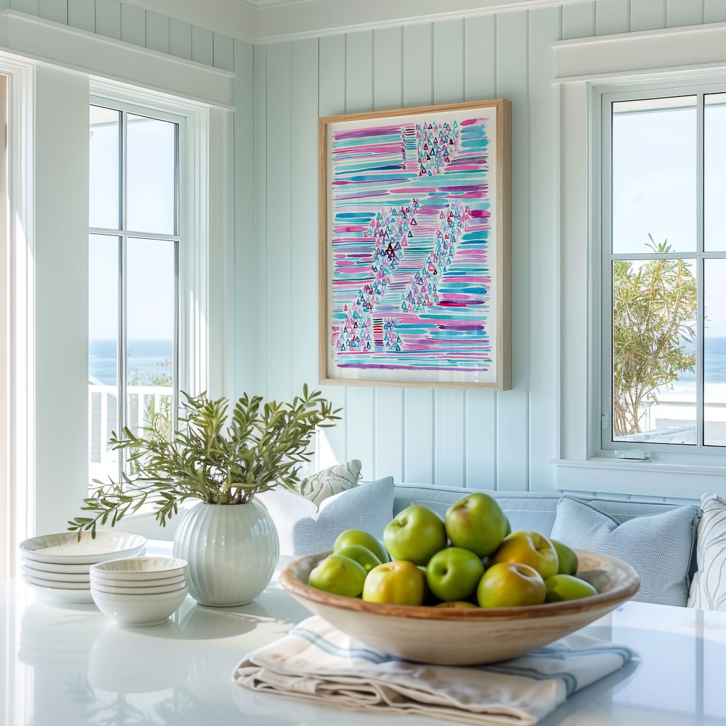 "Enchanted Reef Garden" — Ocean-Inspired Fine Art Print