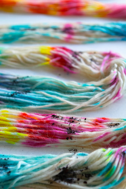 Garden Graffiti — Hand-Dyed Statement Shawl