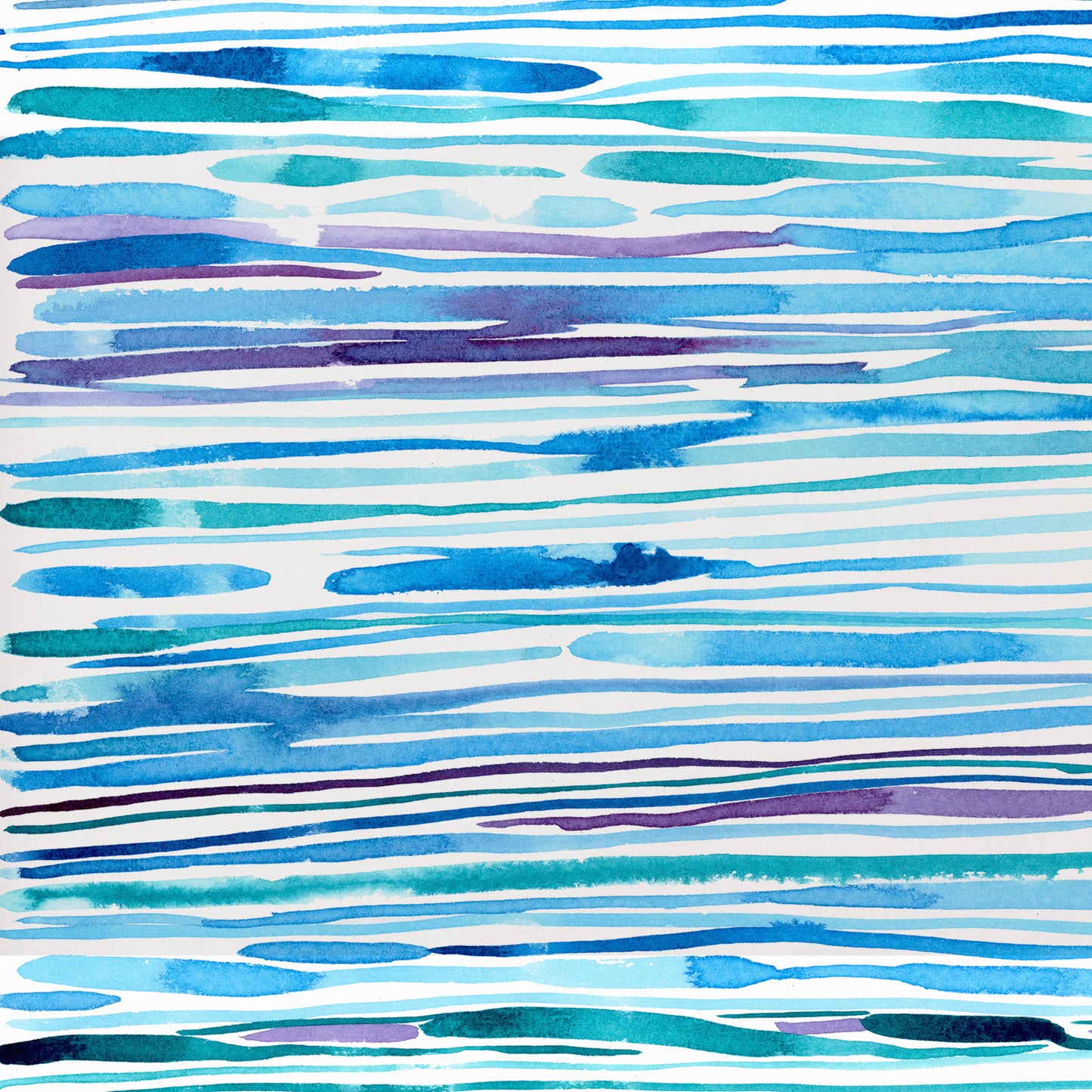 "Mermaid Ripple-dance" – Ocean Abstract Art Print