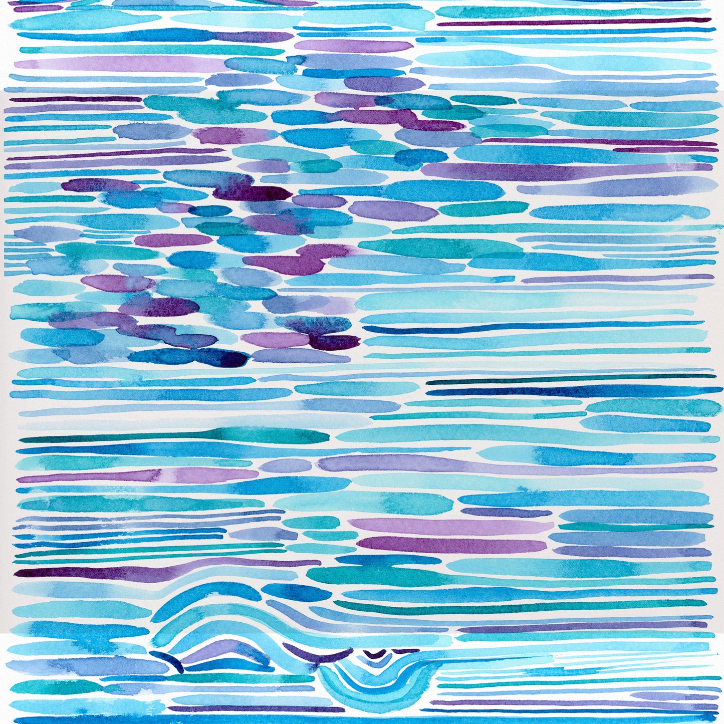 "Mermaid Tide Dance" — Ocean-Inspired Fine Art Print