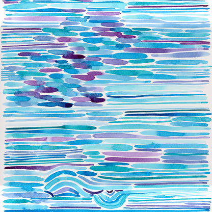 "Mermaid Tide Dance" — Ocean-Inspired Fine Art Print