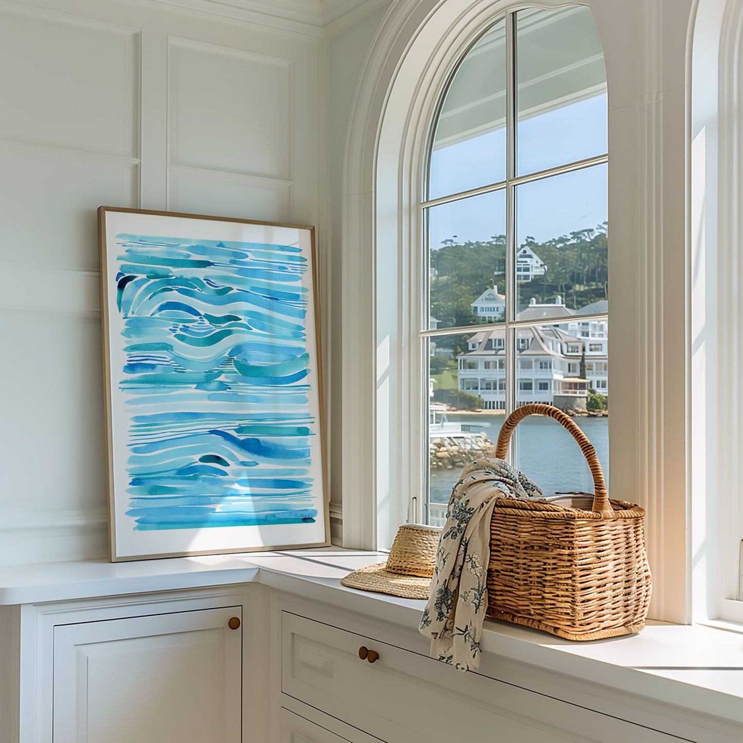 "Salt Swept Currents" — Ocean-Inspired Fine Art Print