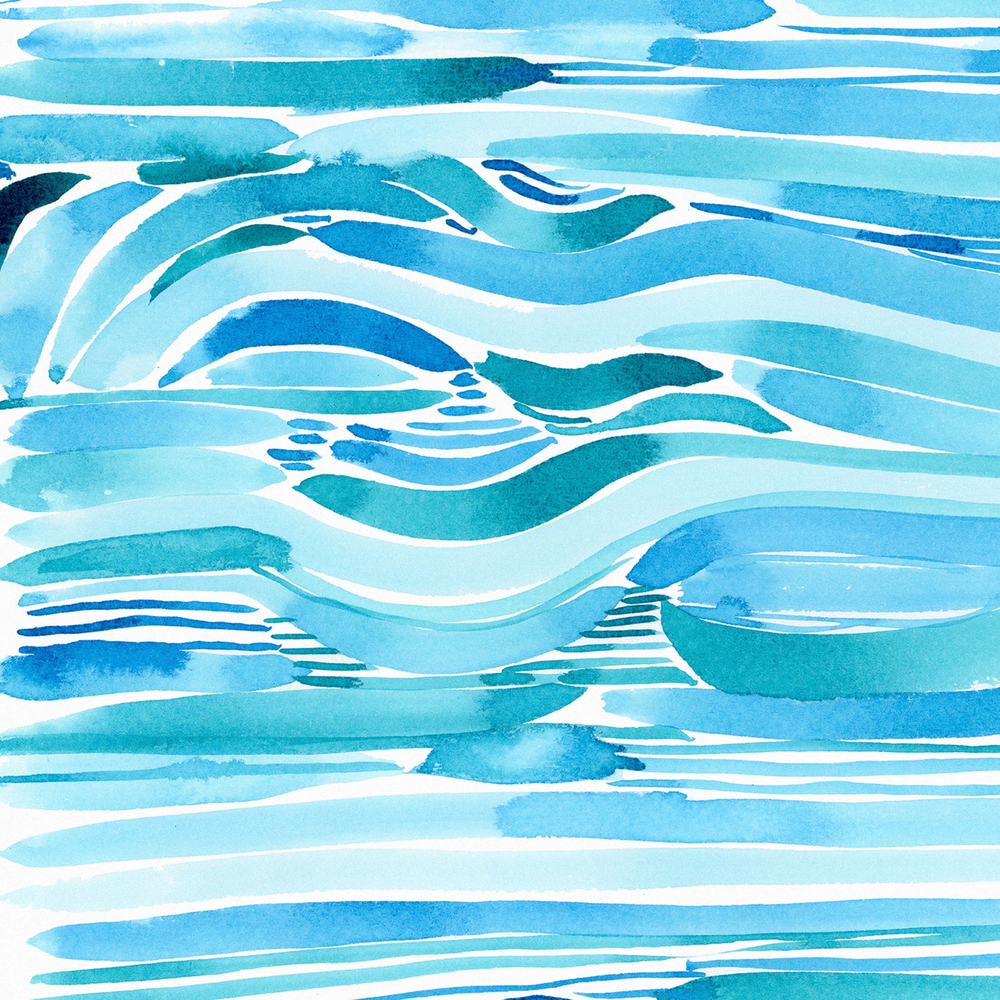 "Salt Swept Currents" — Ocean-Inspired Fine Art Print